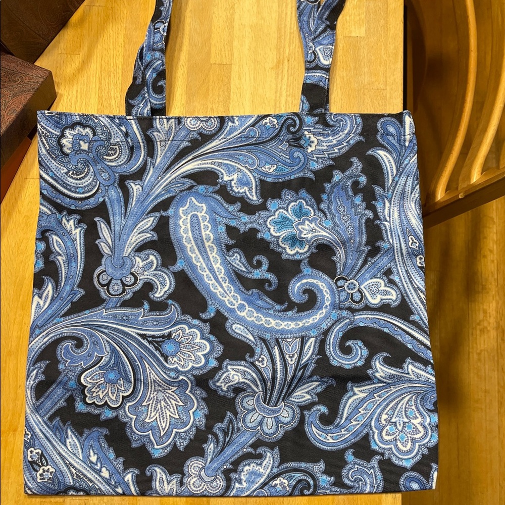 Brand New - Etro Vibrant Blue and White tote - Picture 5 of 8